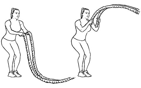 ورزش با طناب بتل روپ
