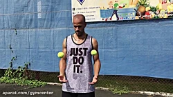 ۴ تمرین برای هماهنگی عصب و عضله با توپ تنیس